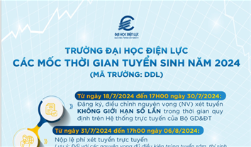 MỐC THỜI GIAN TUYỂN SINH game đổi thưởng uy tín
, TRƯỜNG game đổi thưởng uy tín


